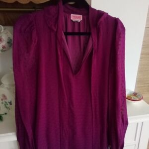 Kate Spade Deep Pink Blouse